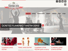 Tablet Screenshot of flamenkoizmir.com
